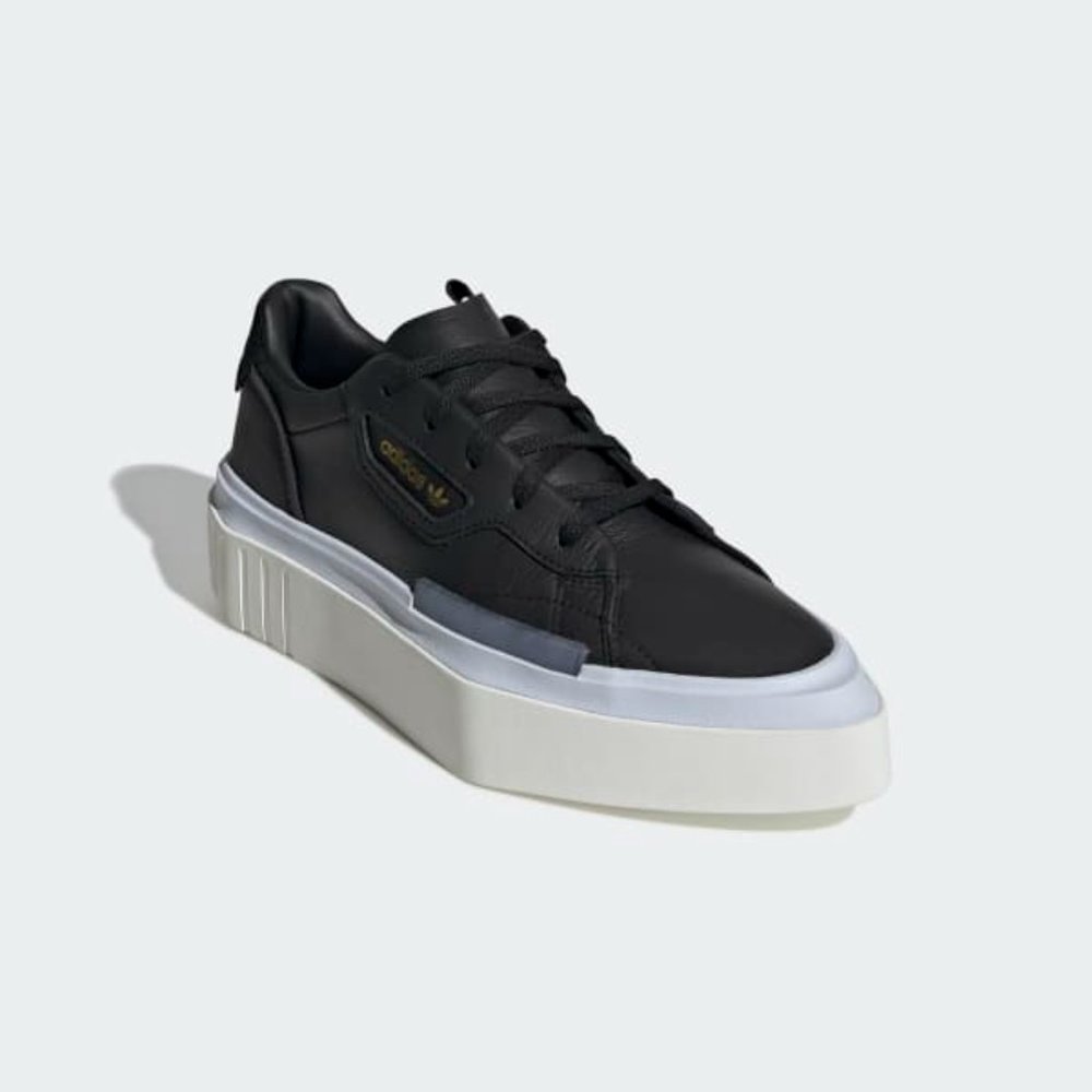 ADIDAS HYPERSLEEK SHOES Black Suede Calf Hair sz 7